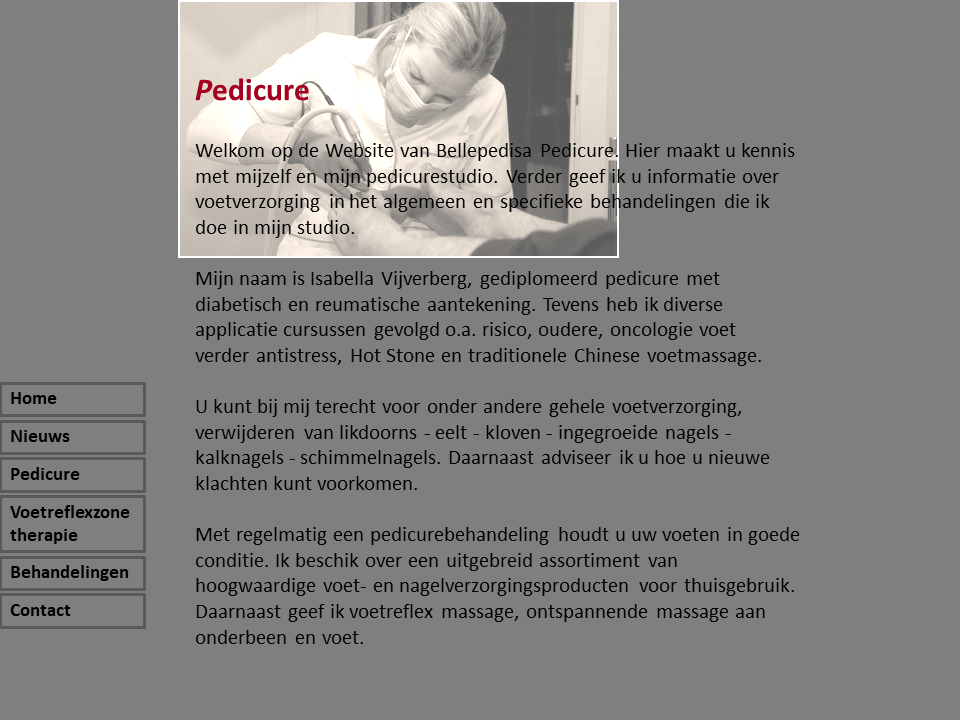 Pedicurestudio Bellepedisa Nieuw Vennep - de pedicure